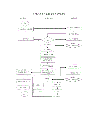 房地产集团有限公司招聘管理流程.docx