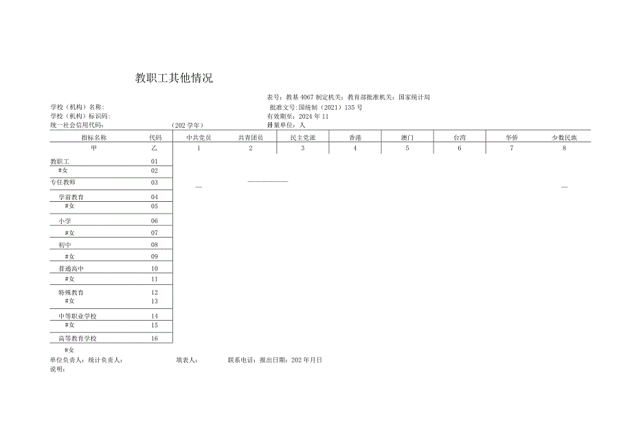 教基4367教职工其他情况.docx_第1页