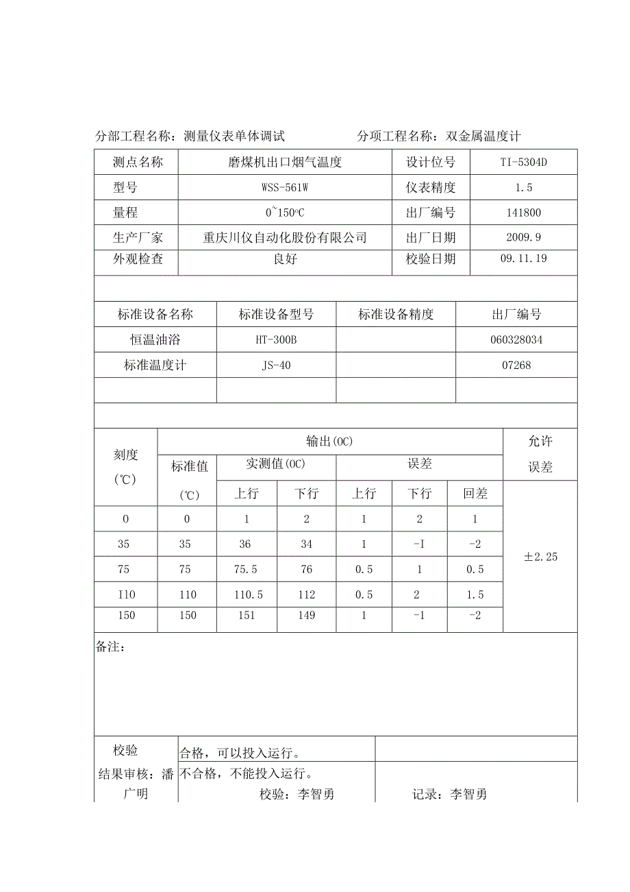 双金属温度计校验记录.docx_第1页