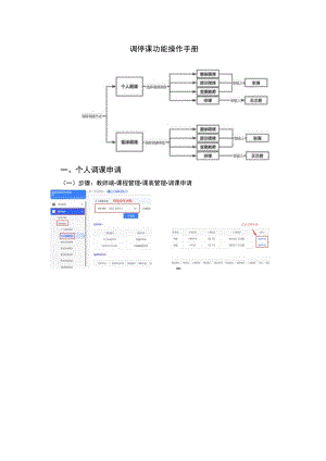 调停课功能操作手册个人调课申请.docx