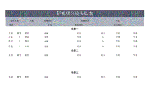 短视频分镜头脚本.docx