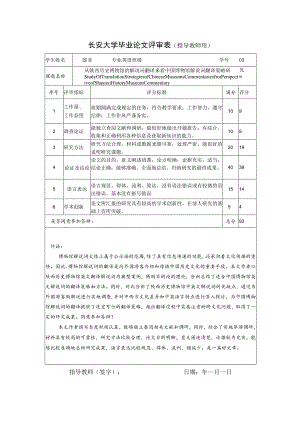 长安大学毕业论文评审表指导教师用.docx