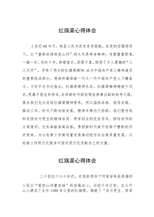 传承红旗渠精神的心得体会十三篇.docx