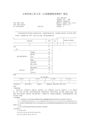 教基4064心理咨询工作人员（心理健康教育教师）情况.docx