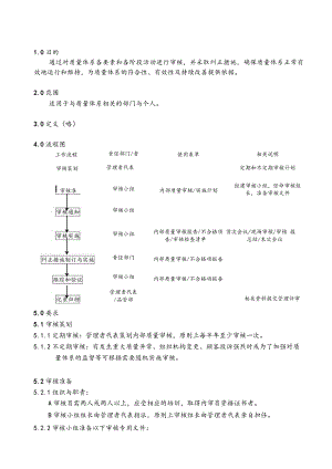 内部质量审核控制程序（塑料制品）.docx