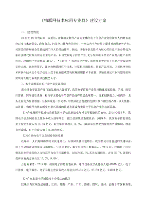 《物联网技术应用专业群》建设方案.docx