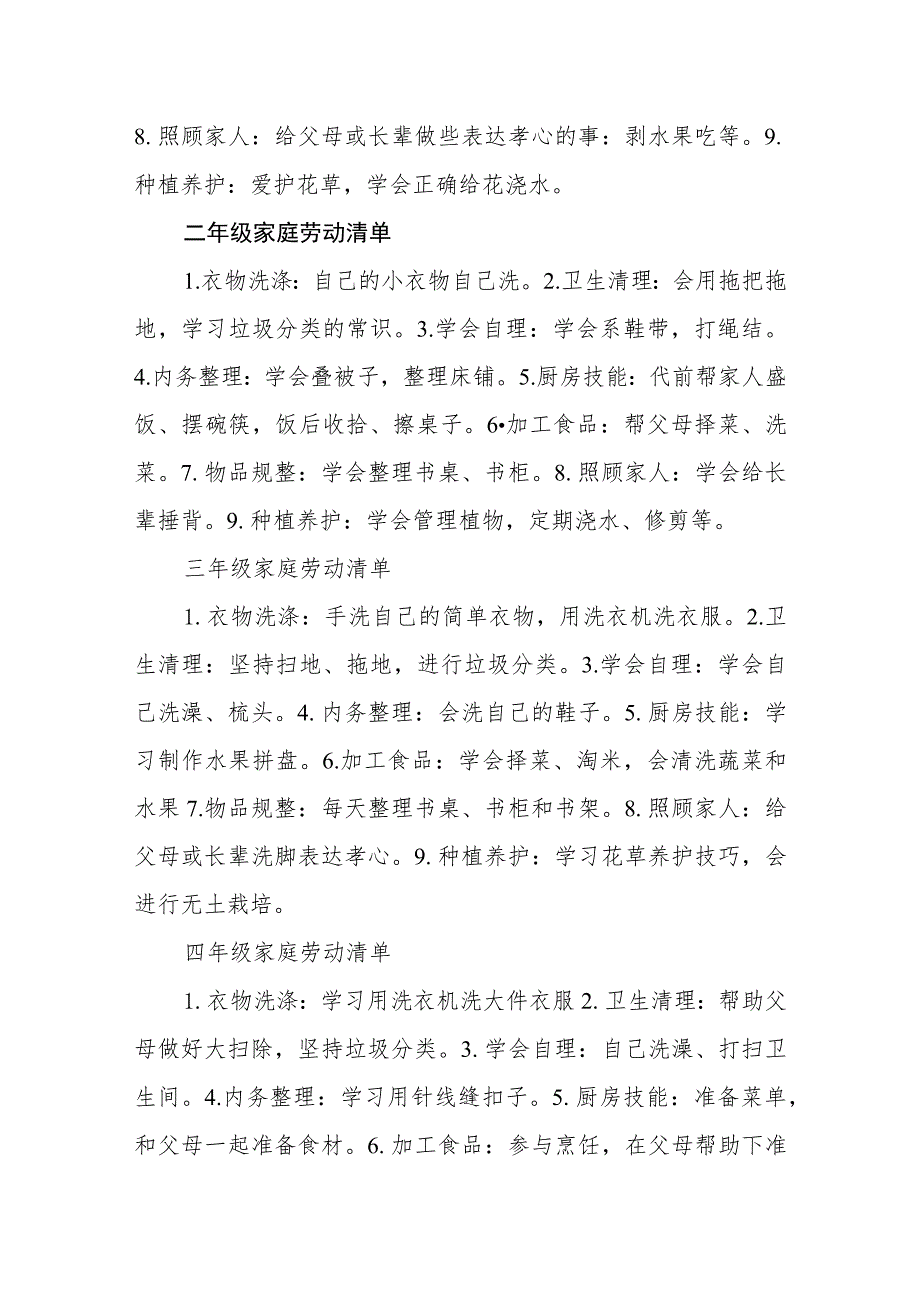 学校家庭劳动教育清单.docx_第2页