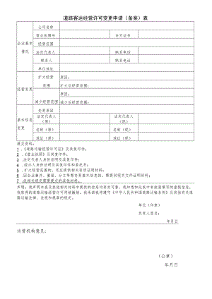 道路客运经营许可变更申请备案表.docx