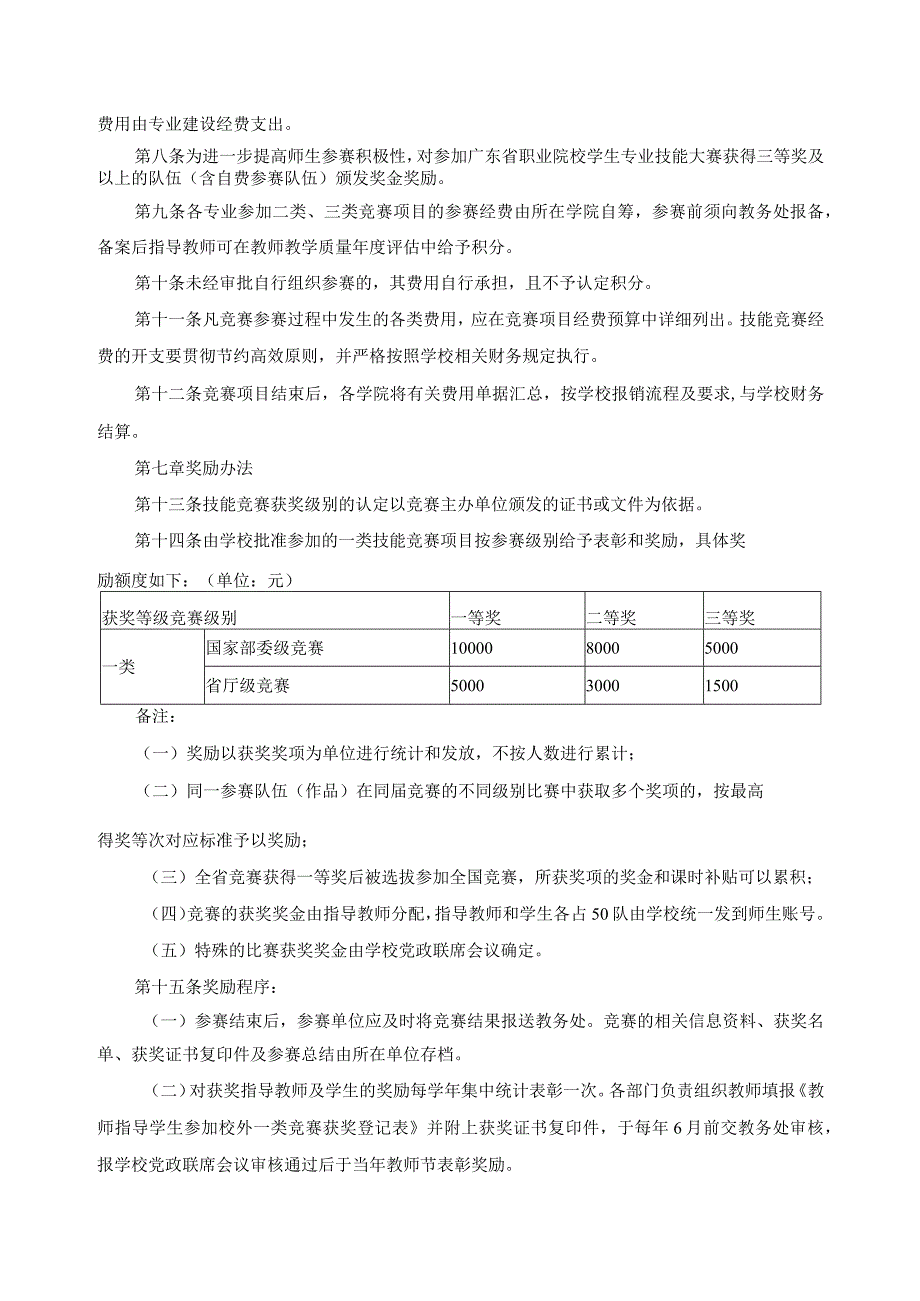 教师指导学生参加校外技能竞赛管理与奖励办法.docx_第3页