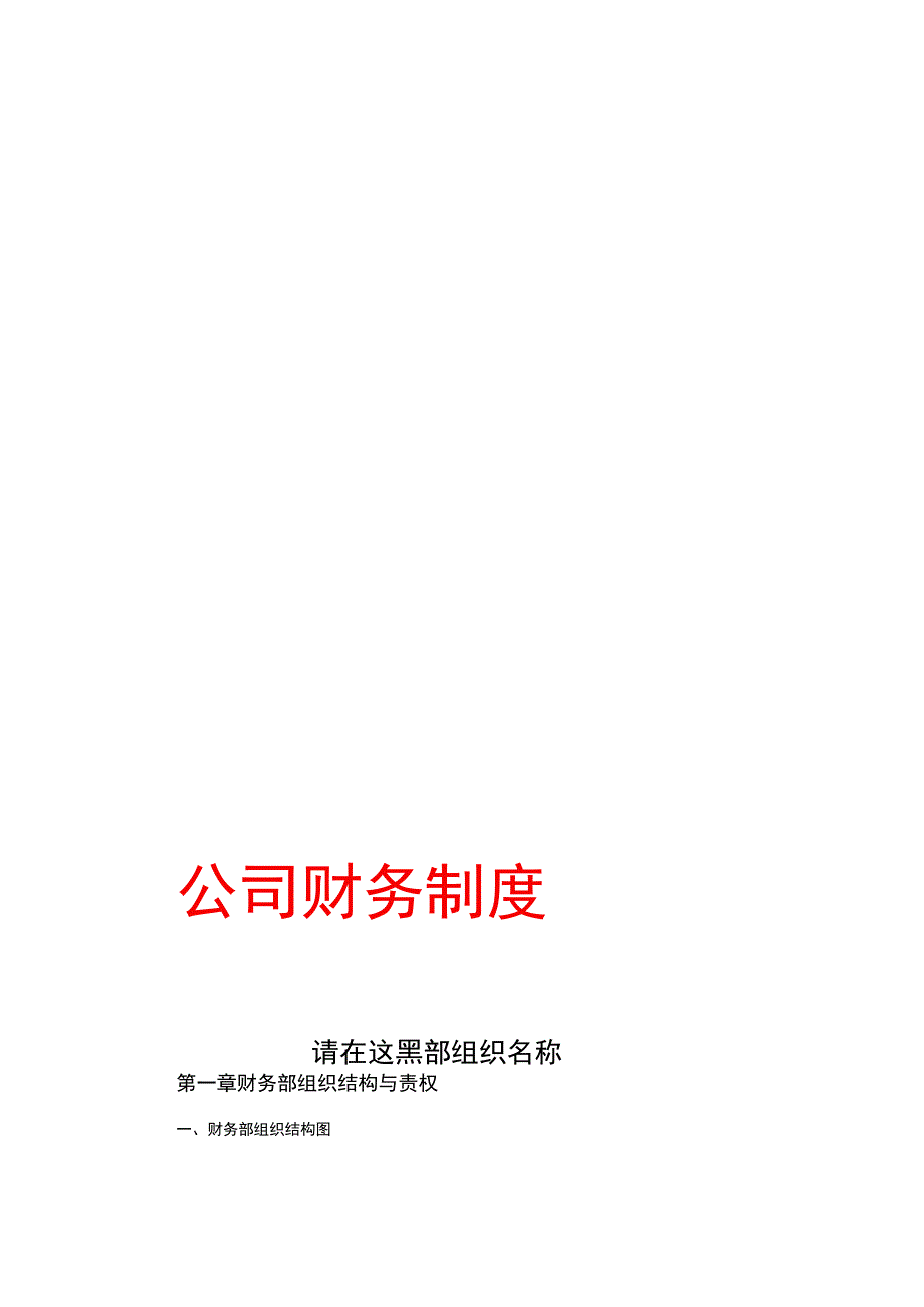 公司财务会计核算制度及流程.docx_第1页