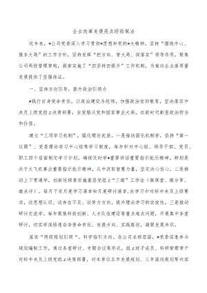 企业改革发展亮点经验做法.docx