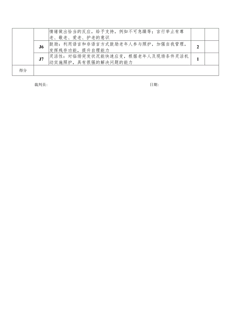 正式赛题—生活—用棉棒法为老年人清洁口腔评分标准-2023年全国职业院校技能大赛赛项正式赛卷.docx_第3页