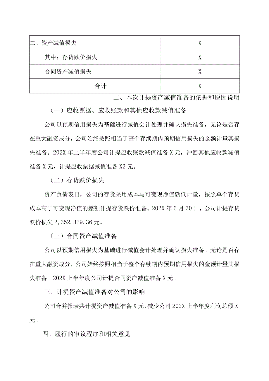 XX文化科技股份有限公司关于计提资产减值准备的公告.docx_第2页