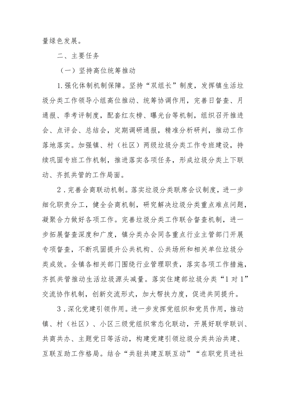 2023年古里镇生活垃圾分类工作行动方案.docx_第2页