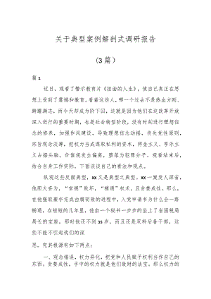 关于典型案例解剖式调研报告（3篇）.docx