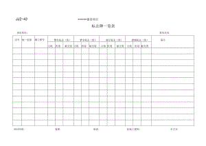 JJ2-43 标志牌一览表.docx