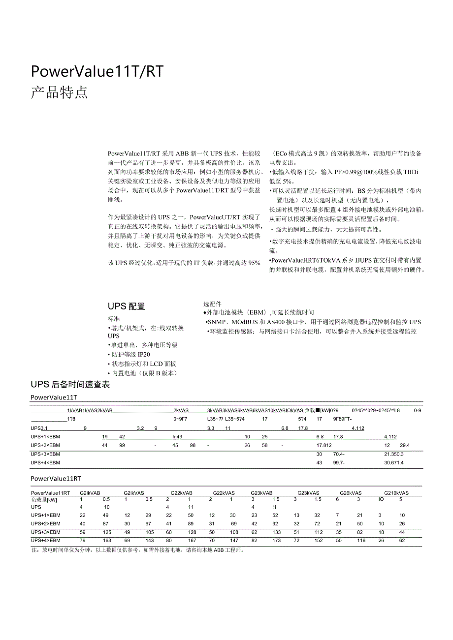 2023ABB1-10kVA单相UPS产品手册.docx_第3页