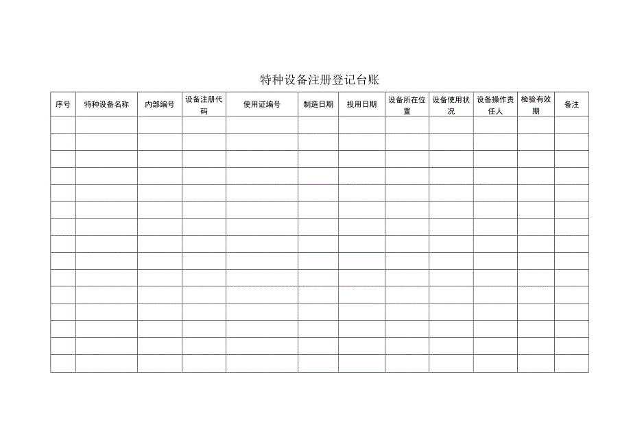 (新)XX公司特种设备五个台账(汇编).docx_第1页