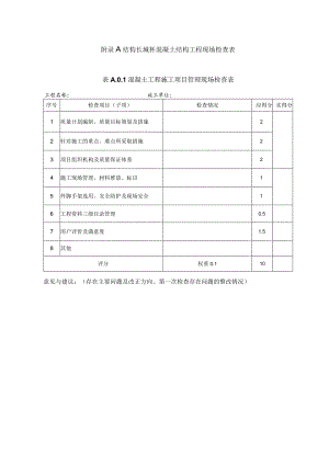 结构长城杯混凝土、装配式、钢结构工程现场检查表、施工质量的评价表、综合评价表.docx