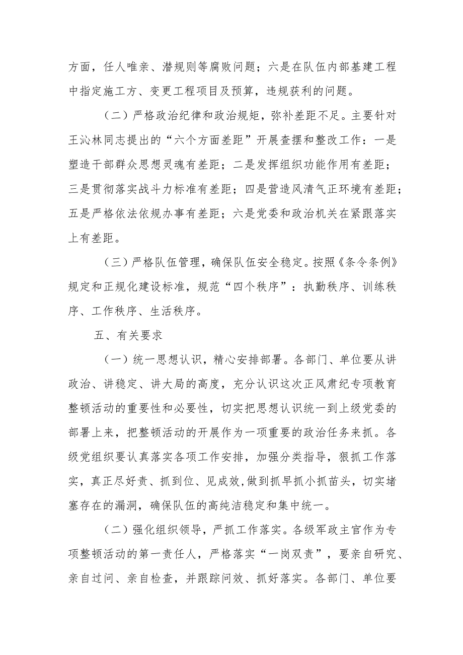 正风肃纪专项教育整顿活动实施方案.docx_第3页