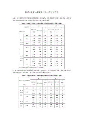 耐腐蚀混凝土材料与保护层厚度、胶凝材料抗蚀系数.docx