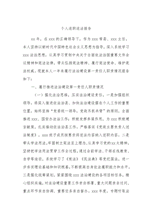 个人述职述法报告.docx