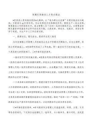 党建引领推动人才亮点做法.docx