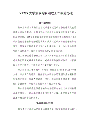 大学治安综合治理工作实施办法.docx