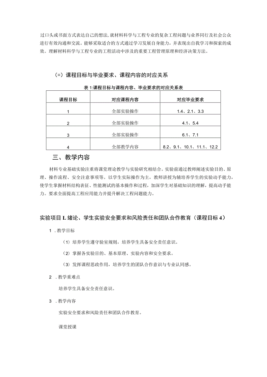 《材料专业基础实验》课程教学大纲.docx_第2页