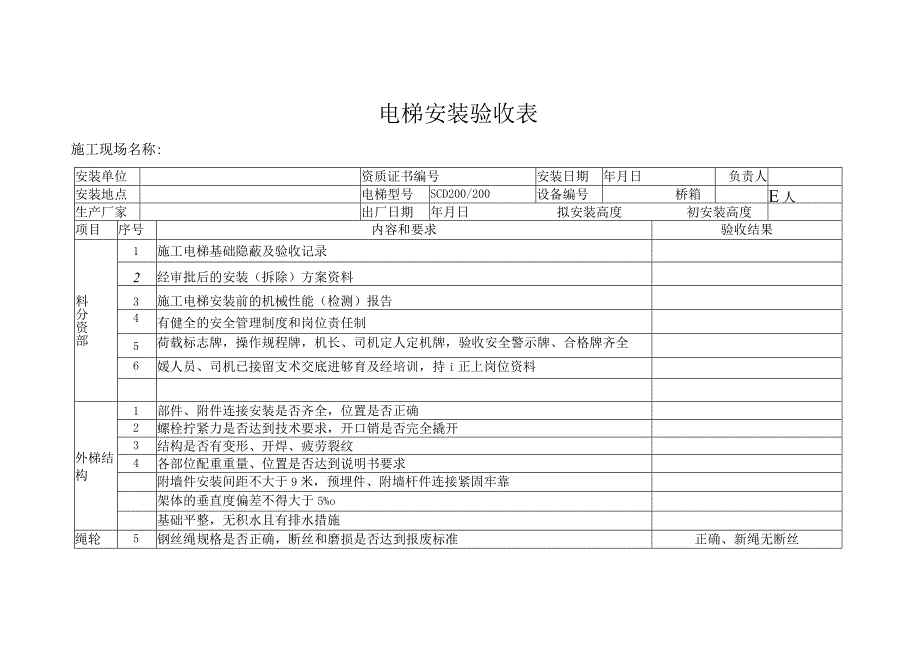 电梯安装验收表.docx_第1页