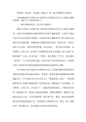 乡镇党委书记“学思想、强党性、重实践、建新功”第二批主题教育个人心得体会 （汇编6份）.docx