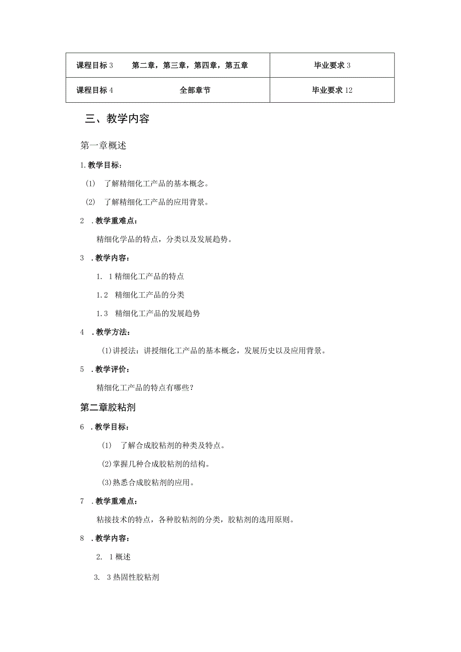 《精细化工产品的合成及应用》课程教学大纲.docx_第2页