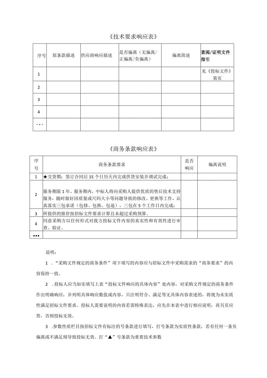 《技术要求响应表》查阅证明文件指引《商务条款响应表》.docx_第1页