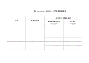 科1978--2014标志性技术开展情况调查表.docx