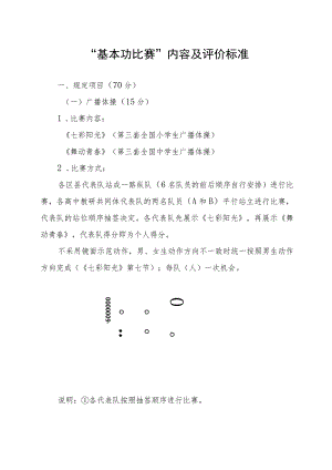 “基本功比赛”内容及评价标准.docx