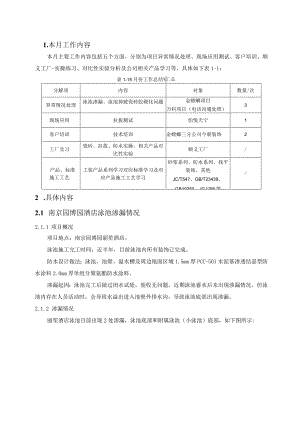 工程月份工作总结汇总.docx