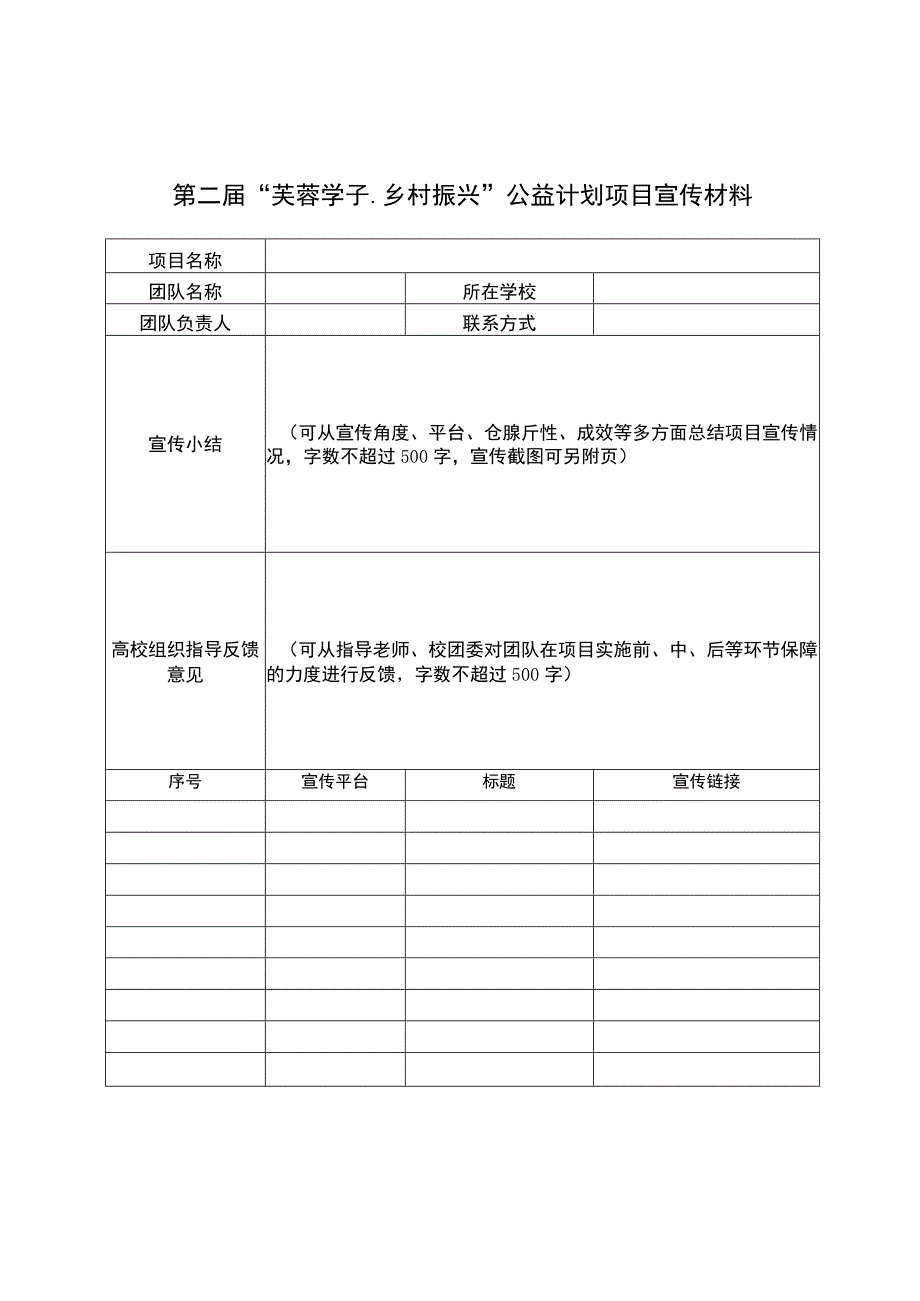 第二届“芙蓉学子乡村振兴”公益计划项目结项报告.docx_第2页