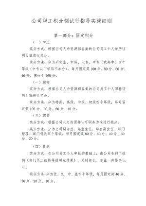 公司职工积分制试行指导实施细则.docx