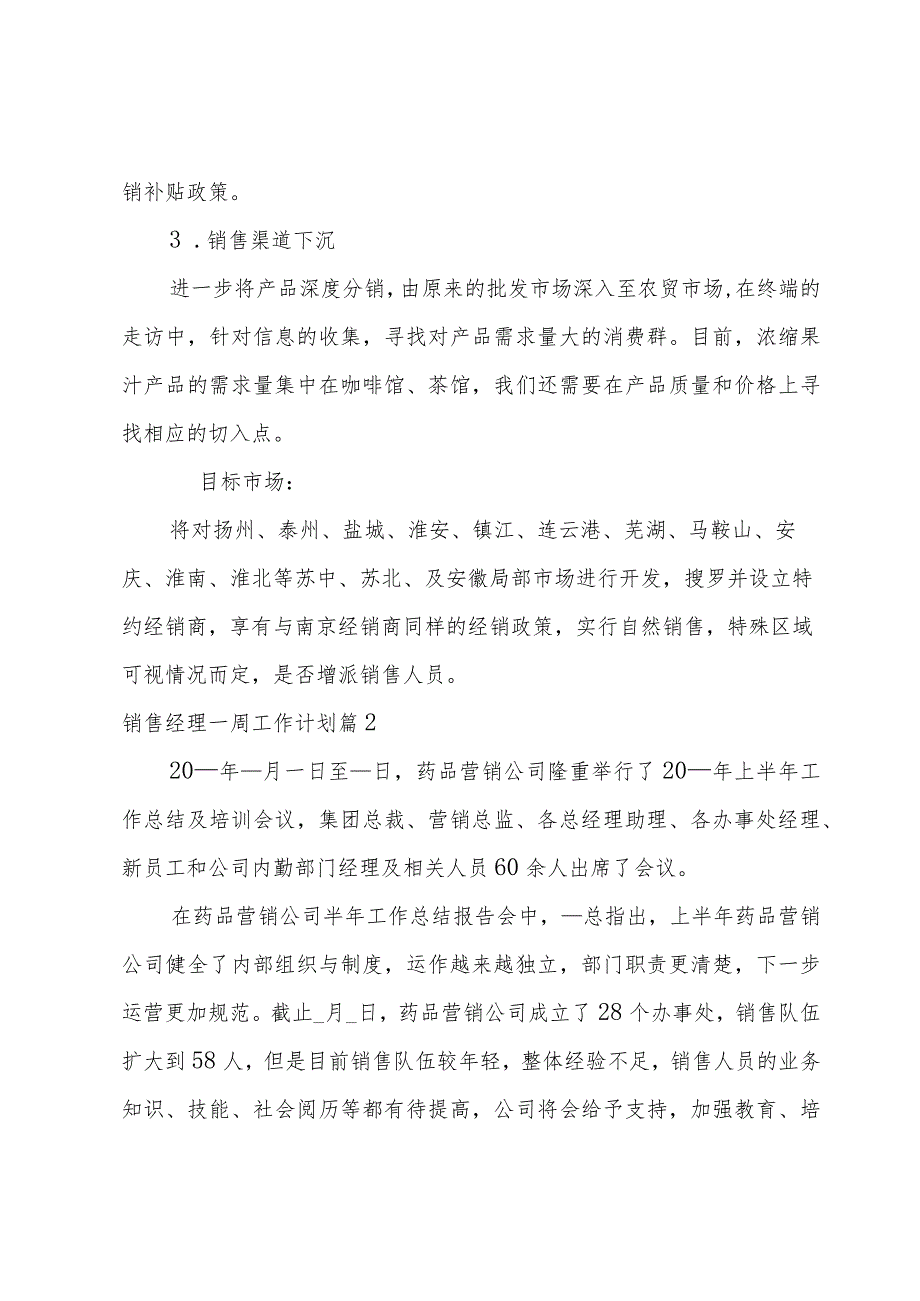 销售经理一周工作计划模板.docx_第3页