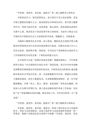 央企党委书记“学思想、强党性、重实践、建新功”第二批主题教育心得体会 汇编6份.docx