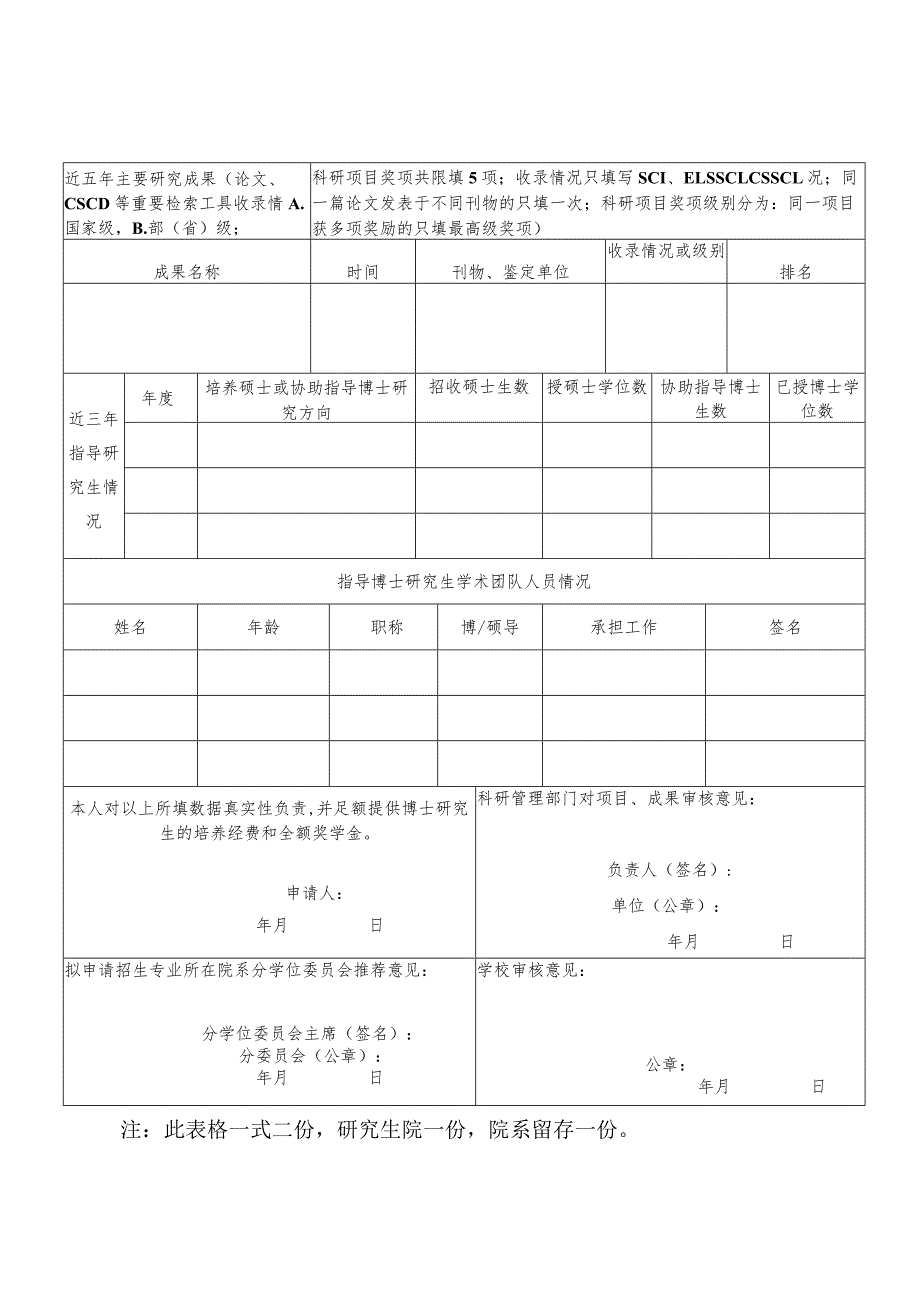 郑州大学全额资助博士研究生导师岗位申请表.docx_第2页