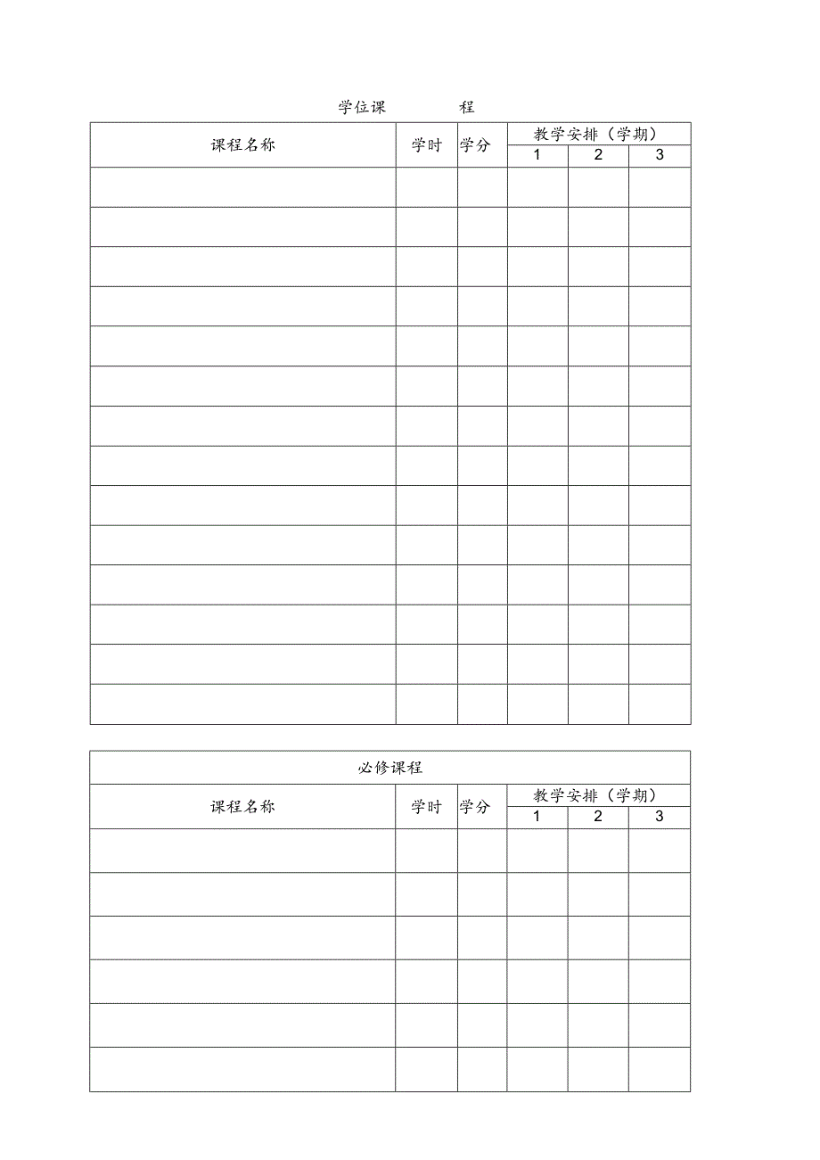 XX工程大学硕士研究生培养计划.docx_第3页