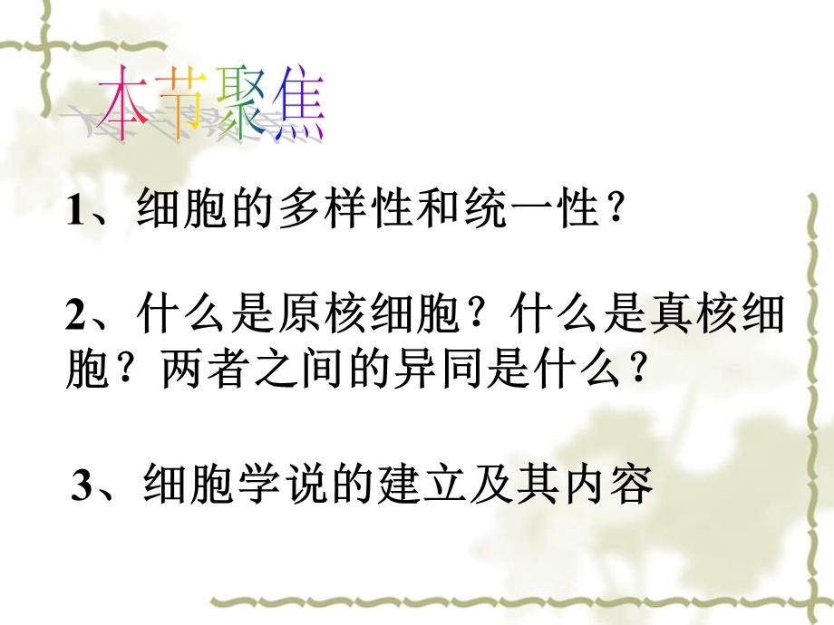 细胞的多样性和统一性精品教育.ppt_第2页