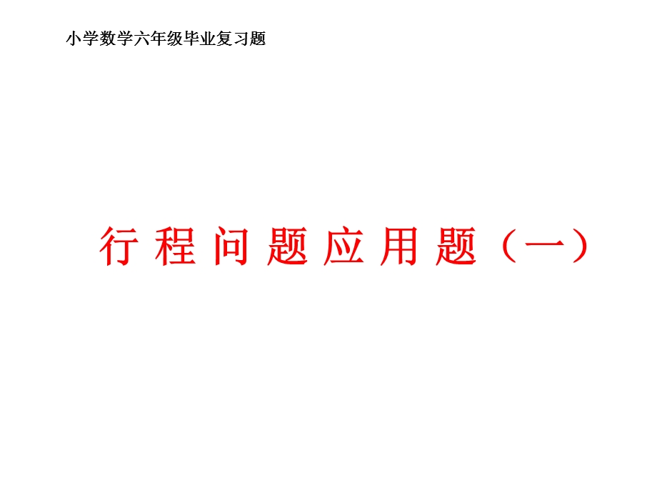 行程问题klo精品教育.ppt_第1页