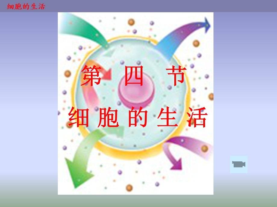 细胞的生活1精品教育.ppt_第1页