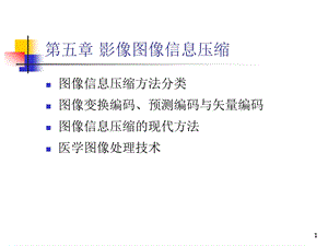 影像图象信息压缩第五章.ppt