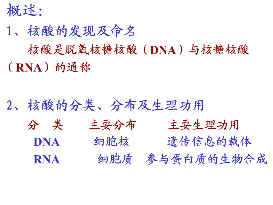 第2章核酸的结构与功能名师编辑PPT课件.ppt_第2页