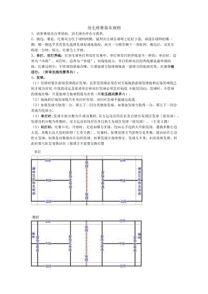 羽毛球赛基本规则.docx