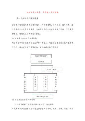 地铁某车站安全、文明施工保证措施.docx