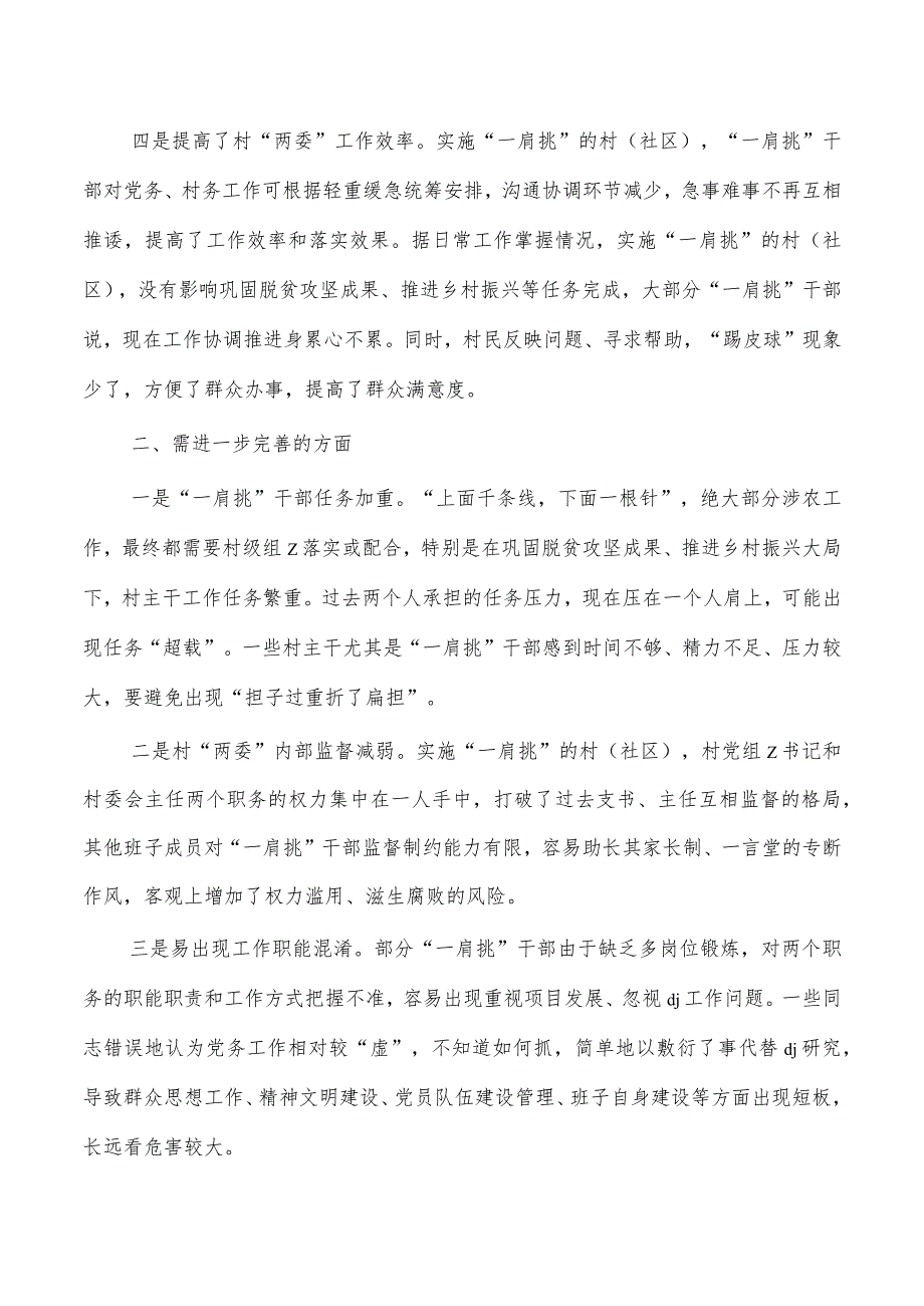 村一肩挑制度落实经验亮点总结.docx_第2页